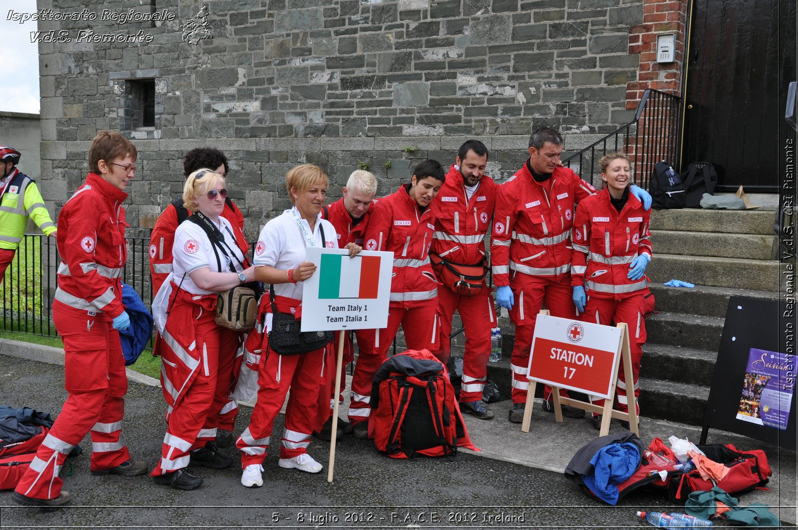 5 - 8 luglio - F.A.C.E. 2012 Ireland - Croce Rossa Italiana - Ispettorato Regionale Volontari del Soccorso del Piemonte