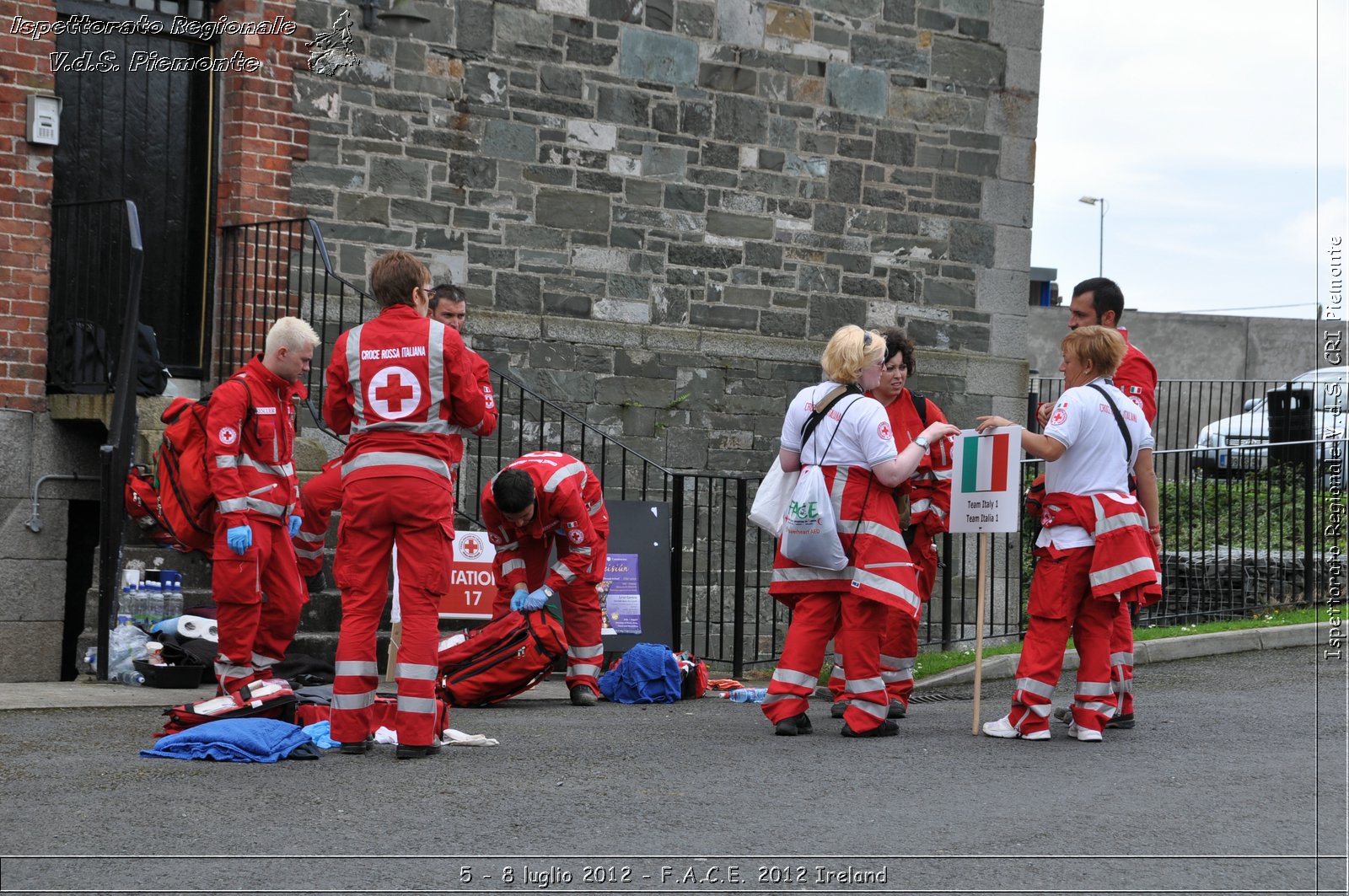 5 - 8 luglio - F.A.C.E. 2012 Ireland - Croce Rossa Italiana - Ispettorato Regionale Volontari del Soccorso del Piemonte