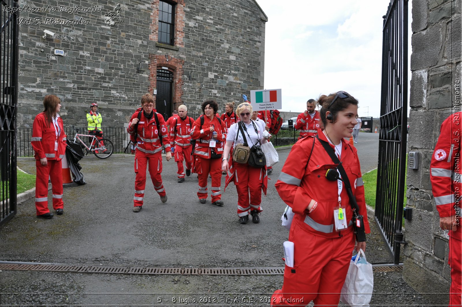 5 - 8 luglio - F.A.C.E. 2012 Ireland - Croce Rossa Italiana - Ispettorato Regionale Volontari del Soccorso del Piemonte