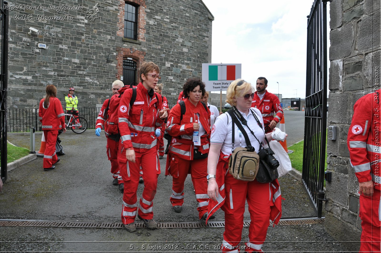 5 - 8 luglio - F.A.C.E. 2012 Ireland - Croce Rossa Italiana - Ispettorato Regionale Volontari del Soccorso del Piemonte