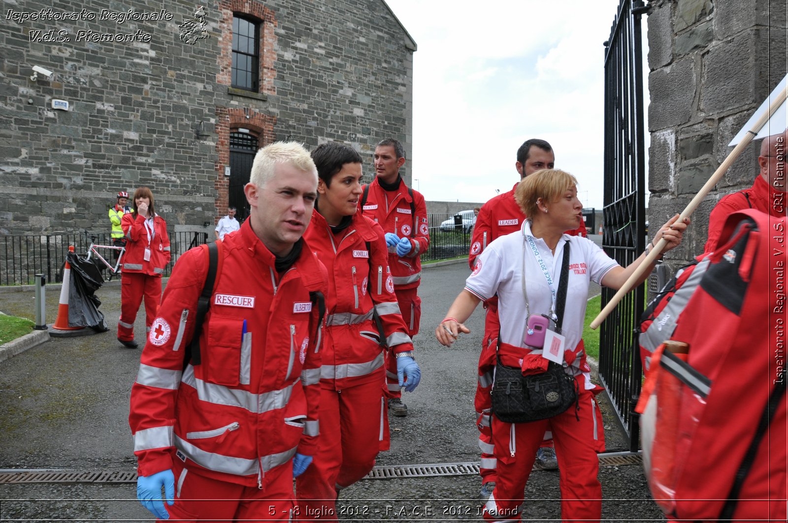 5 - 8 luglio - F.A.C.E. 2012 Ireland - Croce Rossa Italiana - Ispettorato Regionale Volontari del Soccorso del Piemonte