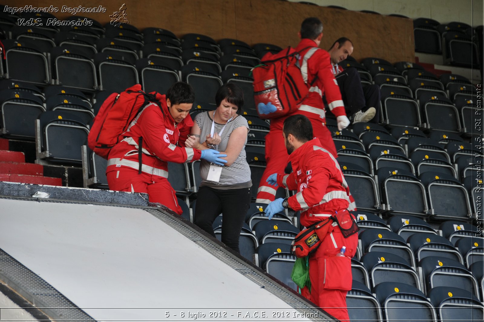 5 - 8 luglio - F.A.C.E. 2012 Ireland - Croce Rossa Italiana - Ispettorato Regionale Volontari del Soccorso del Piemonte