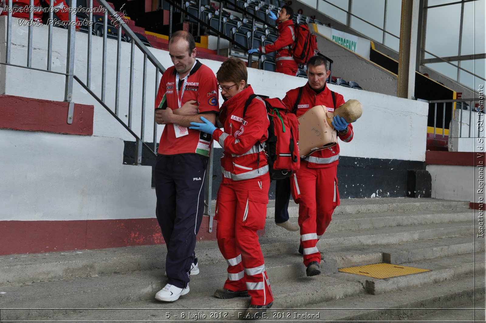 5 - 8 luglio - F.A.C.E. 2012 Ireland - Croce Rossa Italiana - Ispettorato Regionale Volontari del Soccorso del Piemonte