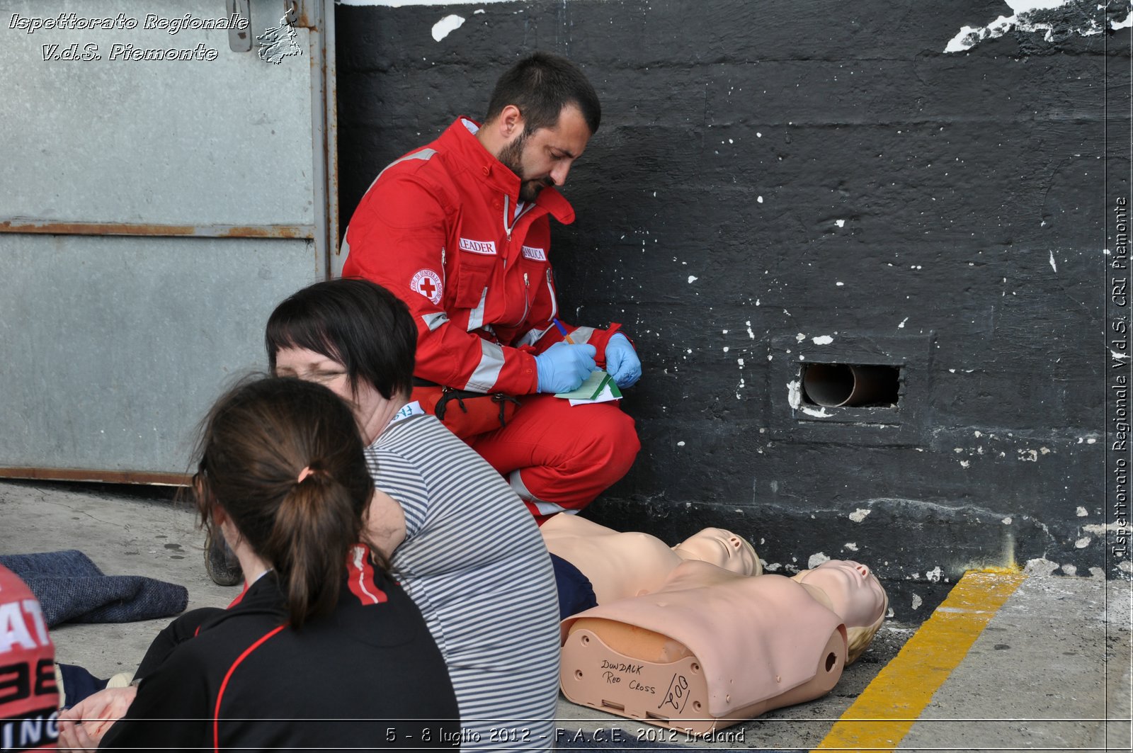 5 - 8 luglio - F.A.C.E. 2012 Ireland - Croce Rossa Italiana - Ispettorato Regionale Volontari del Soccorso del Piemonte