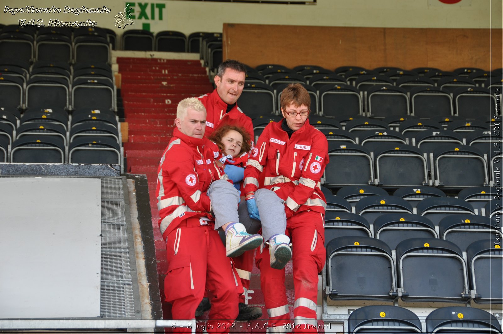 5 - 8 luglio - F.A.C.E. 2012 Ireland - Croce Rossa Italiana - Ispettorato Regionale Volontari del Soccorso del Piemonte