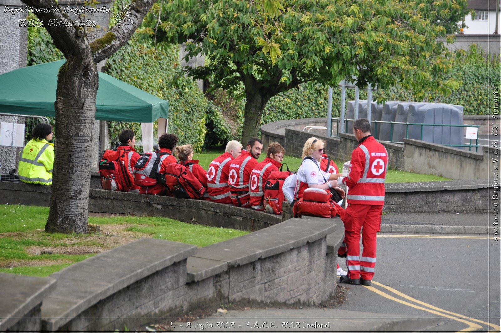 5 - 8 luglio - F.A.C.E. 2012 Ireland - Croce Rossa Italiana - Ispettorato Regionale Volontari del Soccorso del Piemonte