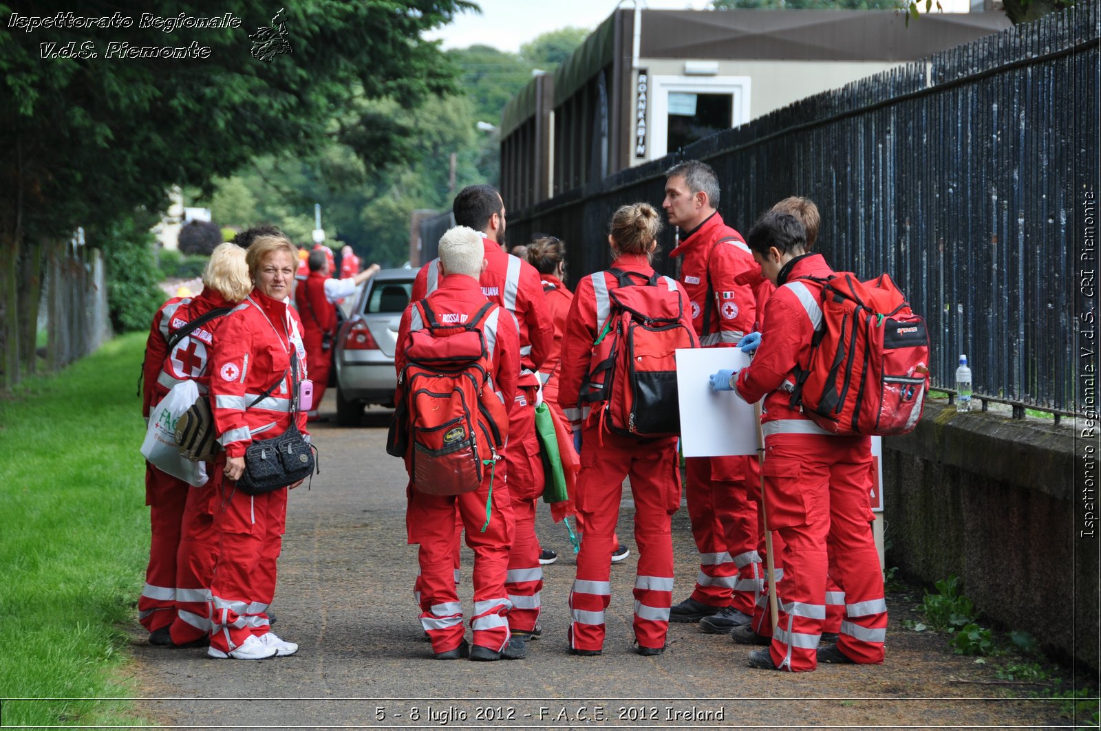 5 - 8 luglio - F.A.C.E. 2012 Ireland - Croce Rossa Italiana - Ispettorato Regionale Volontari del Soccorso del Piemonte