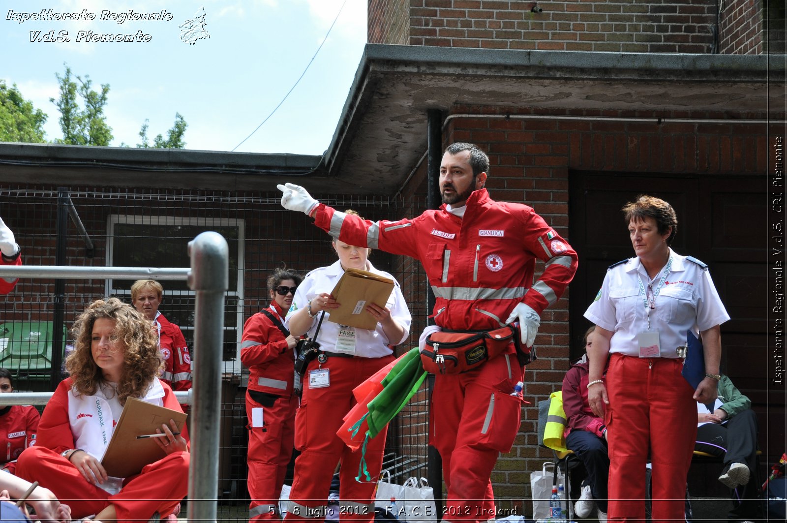 5 - 8 luglio - F.A.C.E. 2012 Ireland - Croce Rossa Italiana - Ispettorato Regionale Volontari del Soccorso del Piemonte