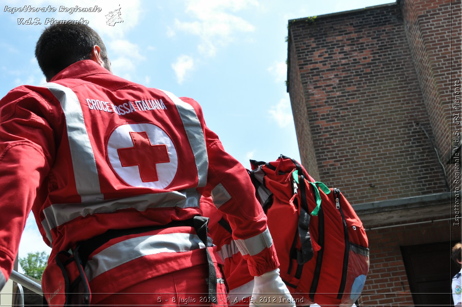 5 - 8 luglio - F.A.C.E. 2012 Ireland - Croce Rossa Italiana - Ispettorato Regionale Volontari del Soccorso del Piemonte