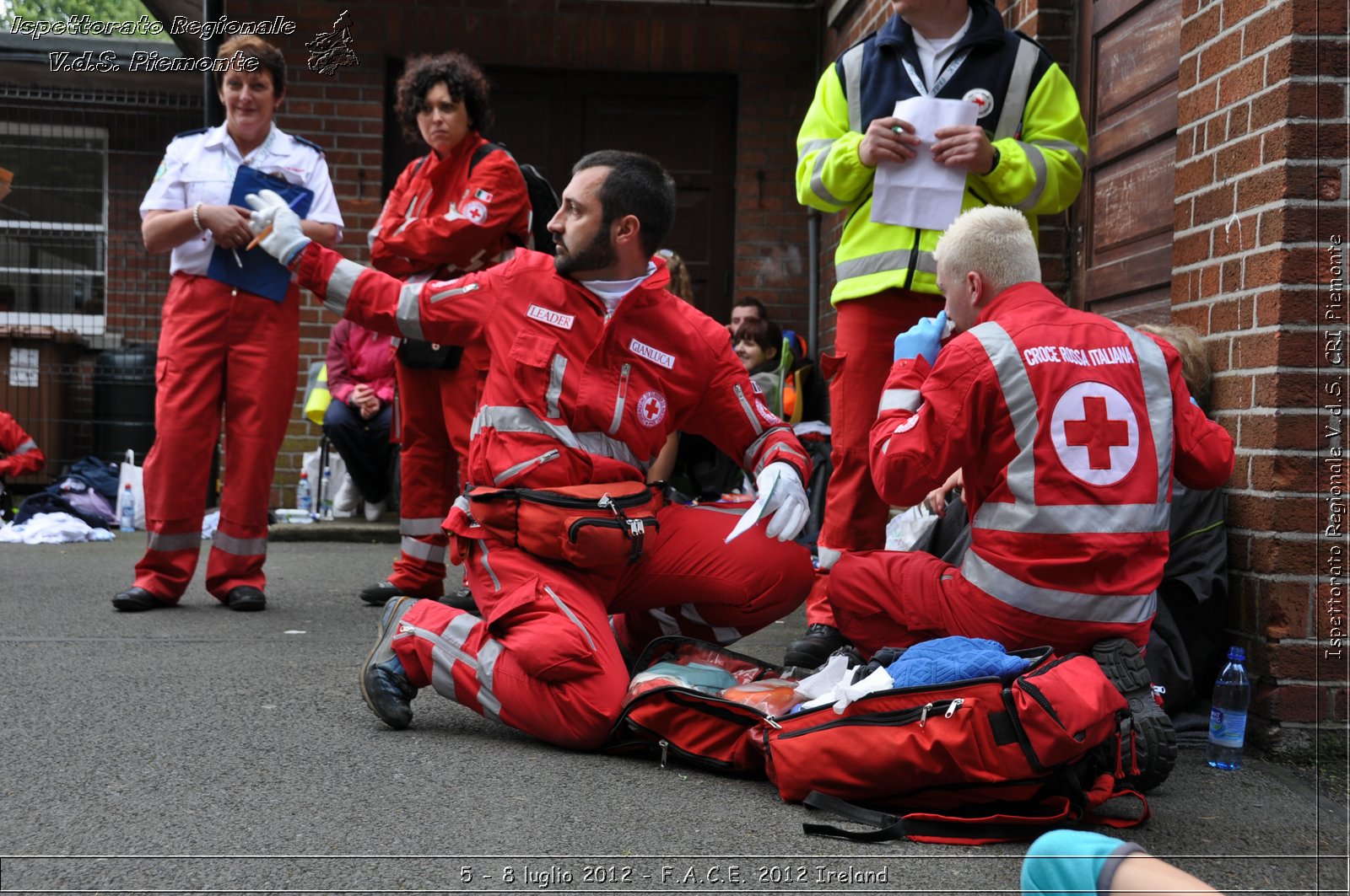 5 - 8 luglio - F.A.C.E. 2012 Ireland - Croce Rossa Italiana - Ispettorato Regionale Volontari del Soccorso del Piemonte