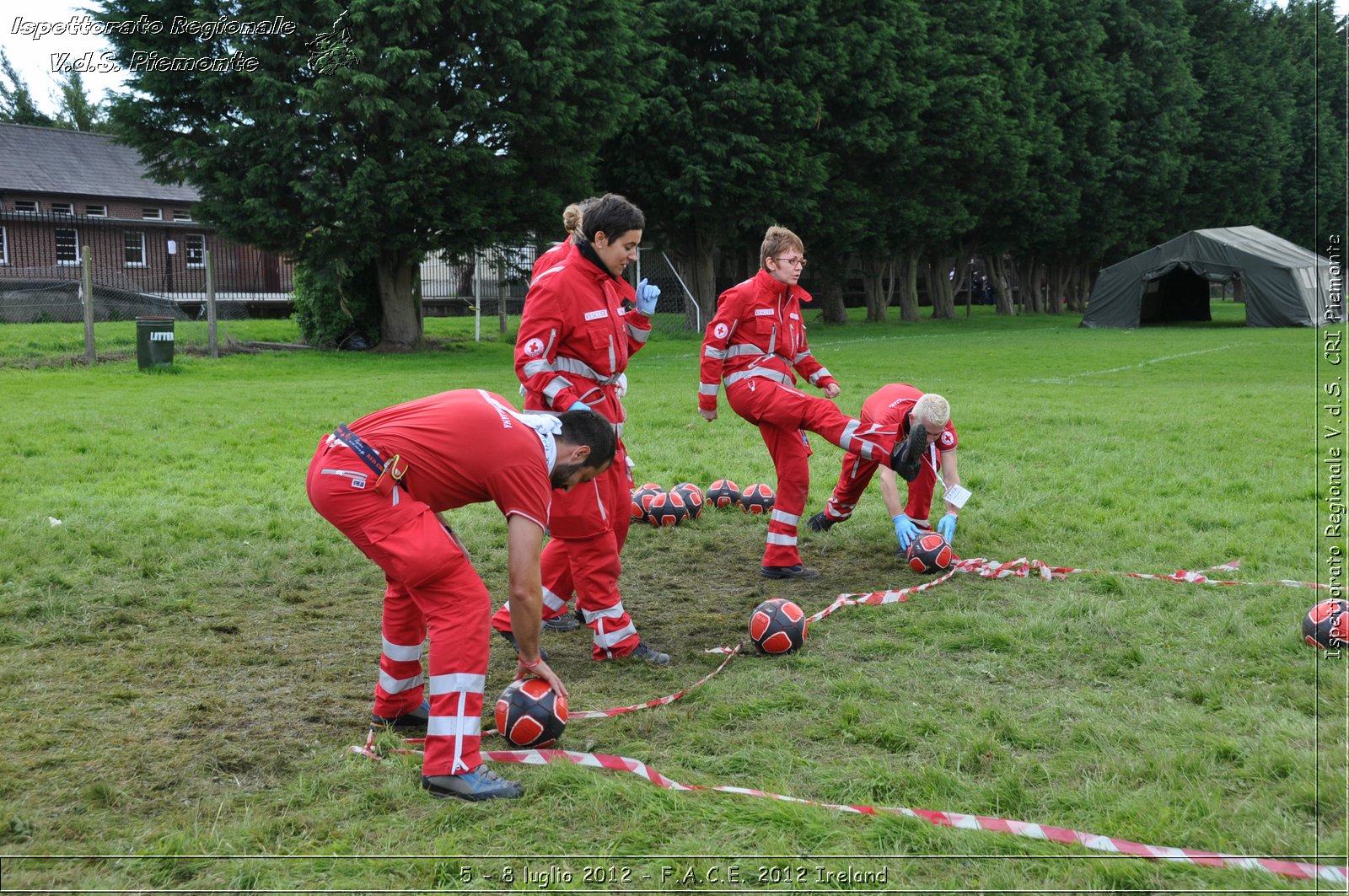 5 - 8 luglio - F.A.C.E. 2012 Ireland - Croce Rossa Italiana - Ispettorato Regionale Volontari del Soccorso del Piemonte