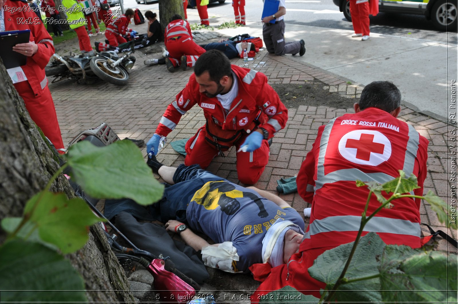 5 - 8 luglio - F.A.C.E. 2012 Ireland - Croce Rossa Italiana - Ispettorato Regionale Volontari del Soccorso del Piemonte