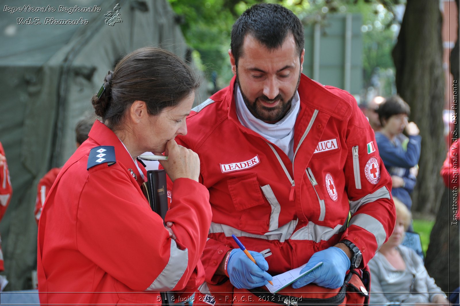 5 - 8 luglio - F.A.C.E. 2012 Ireland - Croce Rossa Italiana - Ispettorato Regionale Volontari del Soccorso del Piemonte