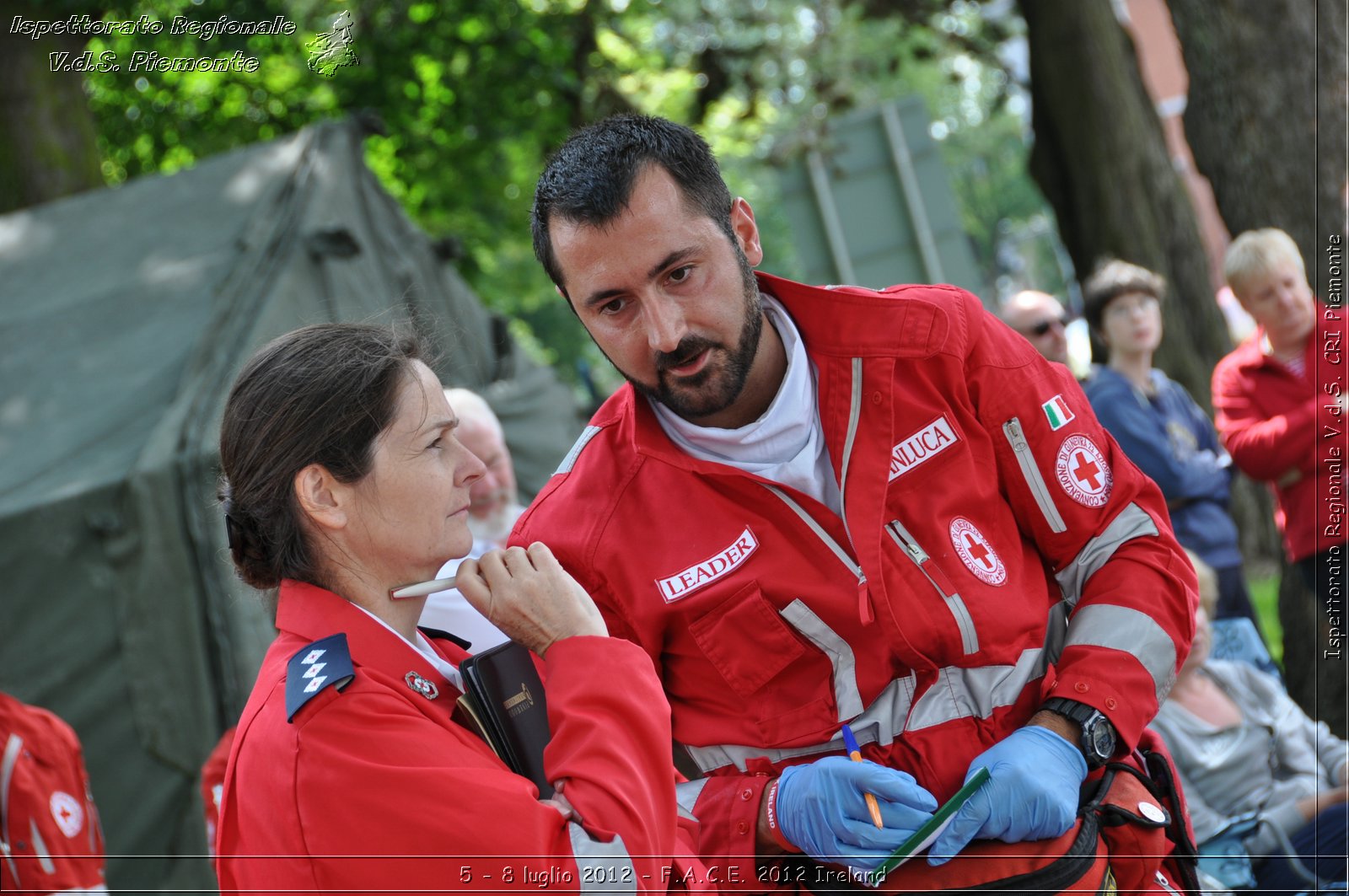 5 - 8 luglio - F.A.C.E. 2012 Ireland - Croce Rossa Italiana - Ispettorato Regionale Volontari del Soccorso del Piemonte