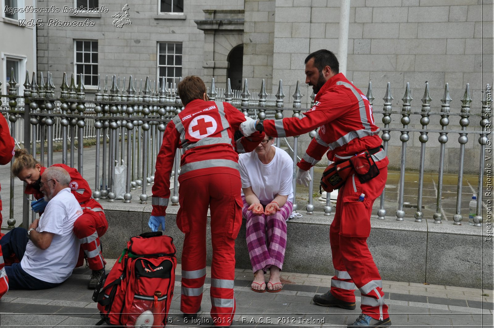 5 - 8 luglio - F.A.C.E. 2012 Ireland - Croce Rossa Italiana - Ispettorato Regionale Volontari del Soccorso del Piemonte