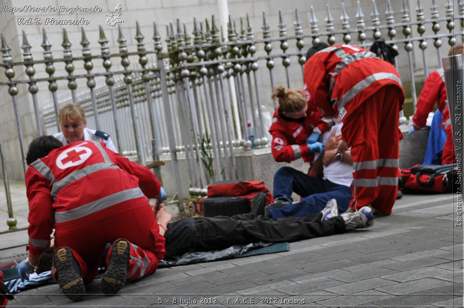 5 - 8 luglio - F.A.C.E. 2012 Ireland - Croce Rossa Italiana - Ispettorato Regionale Volontari del Soccorso del Piemonte