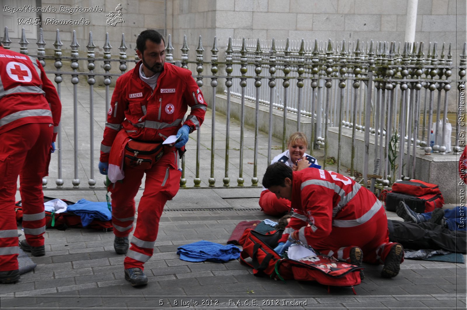 5 - 8 luglio - F.A.C.E. 2012 Ireland - Croce Rossa Italiana - Ispettorato Regionale Volontari del Soccorso del Piemonte