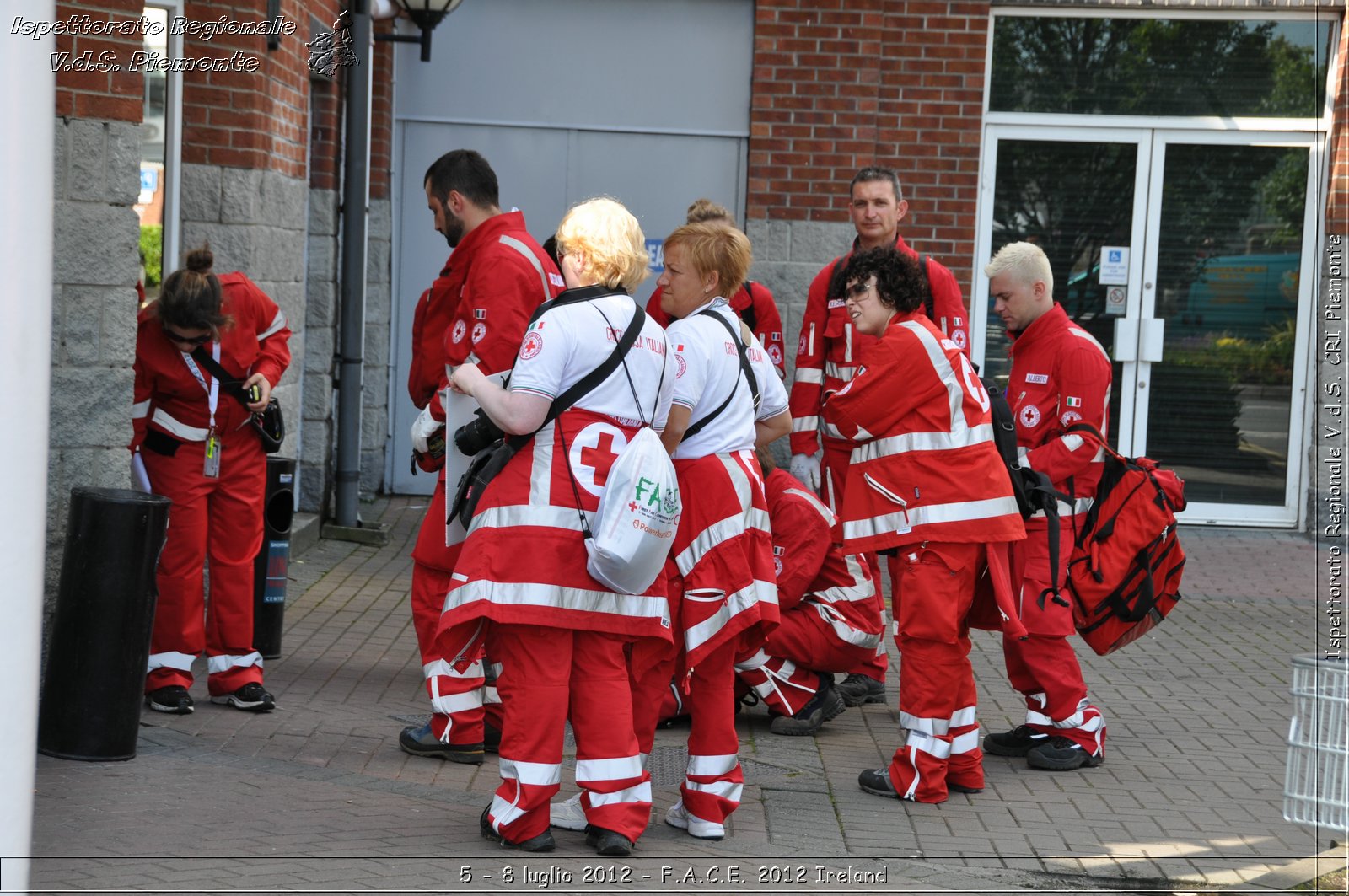 5 - 8 luglio - F.A.C.E. 2012 Ireland - Croce Rossa Italiana - Ispettorato Regionale Volontari del Soccorso del Piemonte