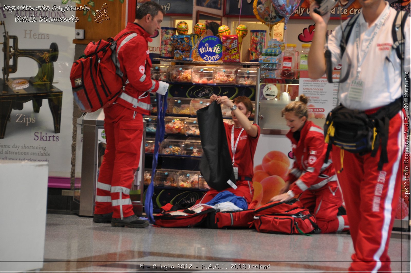 5 - 8 luglio - F.A.C.E. 2012 Ireland - Croce Rossa Italiana - Ispettorato Regionale Volontari del Soccorso del Piemonte