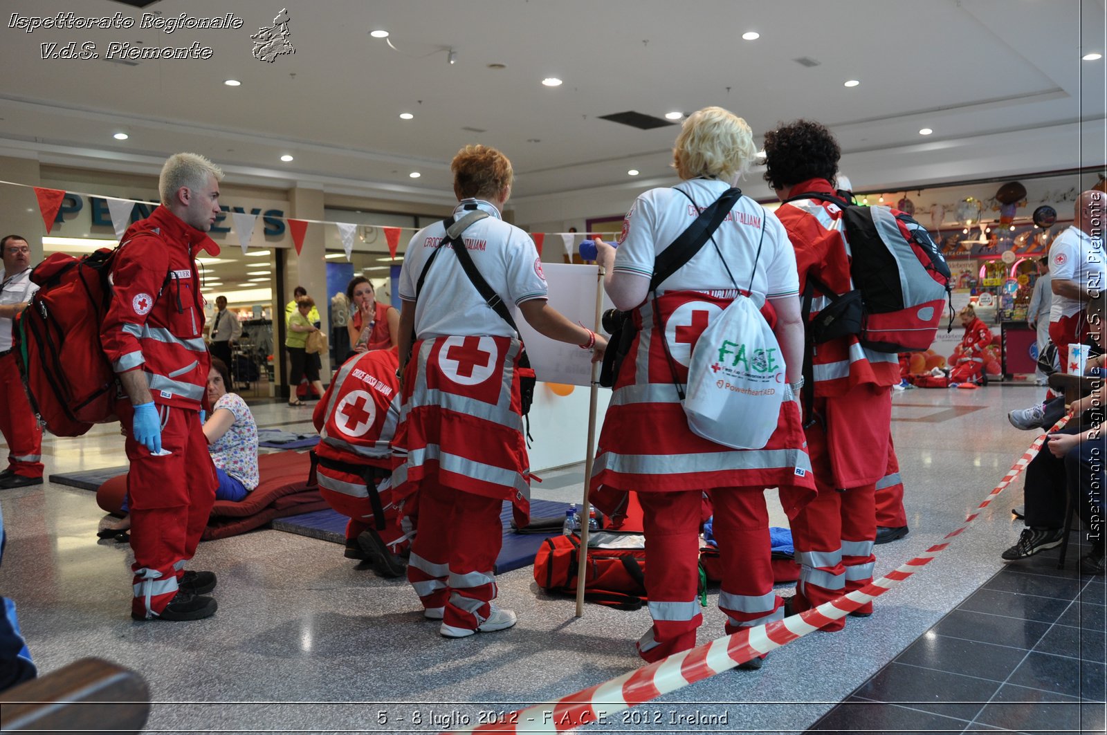 5 - 8 luglio - F.A.C.E. 2012 Ireland - Croce Rossa Italiana - Ispettorato Regionale Volontari del Soccorso del Piemonte