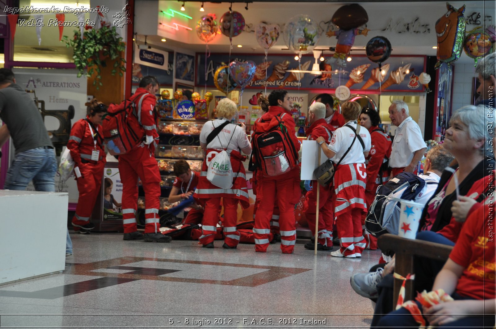 5 - 8 luglio - F.A.C.E. 2012 Ireland - Croce Rossa Italiana - Ispettorato Regionale Volontari del Soccorso del Piemonte