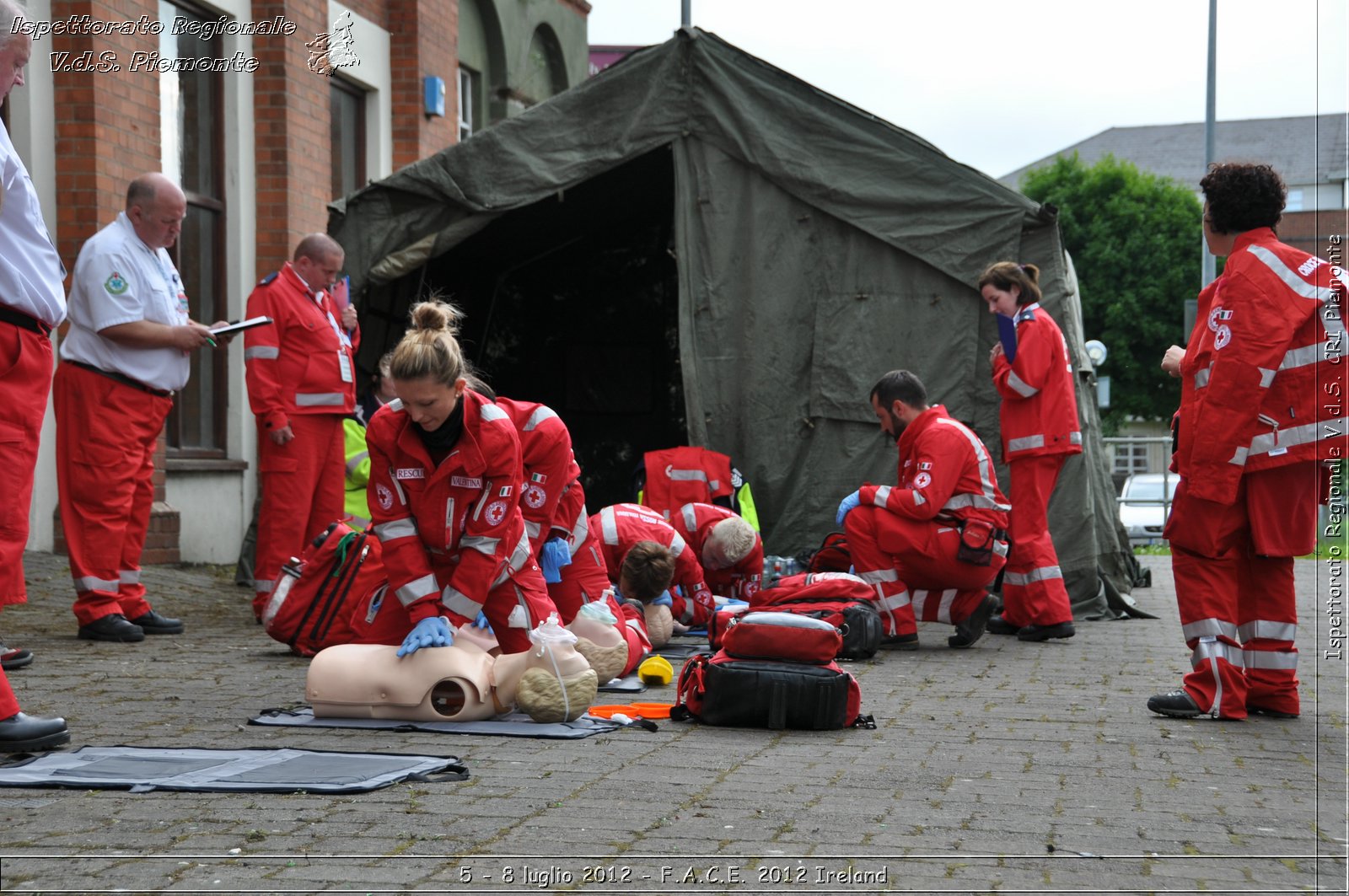 5 - 8 luglio - F.A.C.E. 2012 Ireland - Croce Rossa Italiana - Ispettorato Regionale Volontari del Soccorso del Piemonte