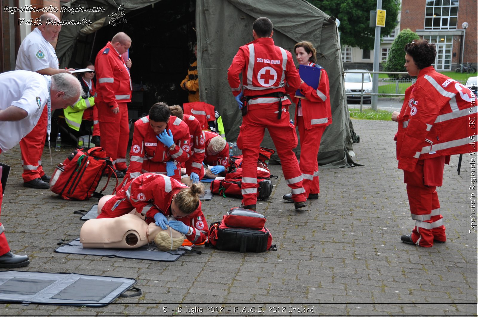 5 - 8 luglio - F.A.C.E. 2012 Ireland - Croce Rossa Italiana - Ispettorato Regionale Volontari del Soccorso del Piemonte