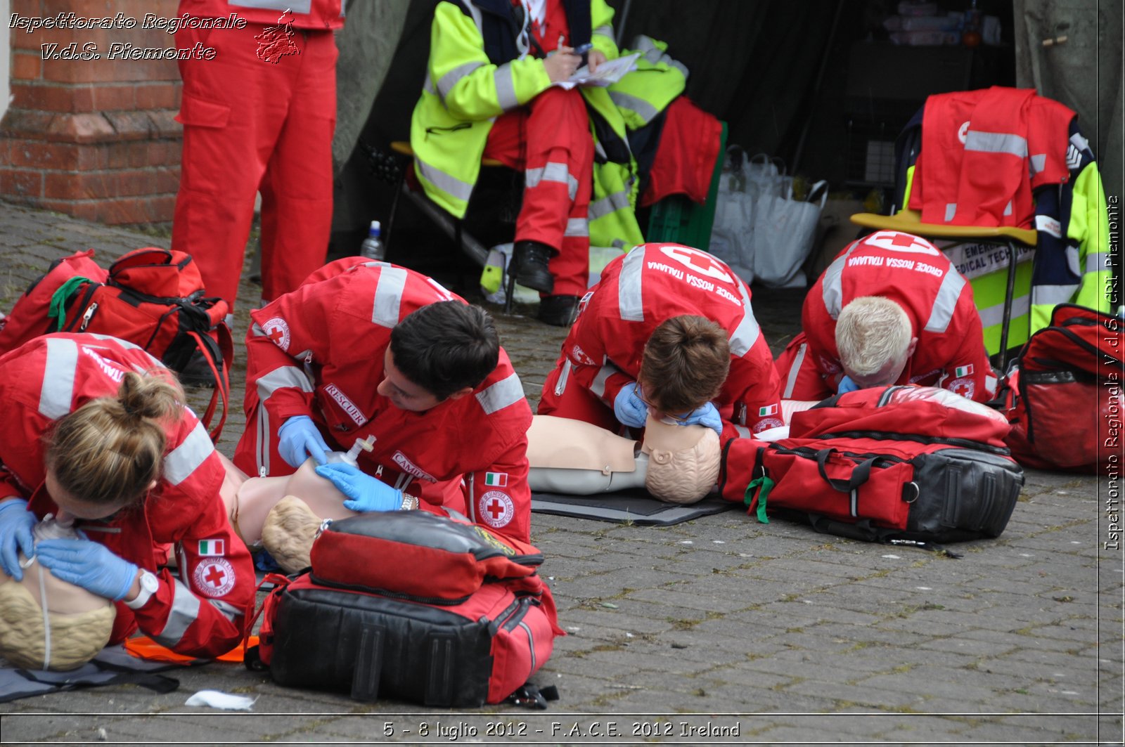 5 - 8 luglio - F.A.C.E. 2012 Ireland - Croce Rossa Italiana - Ispettorato Regionale Volontari del Soccorso del Piemonte