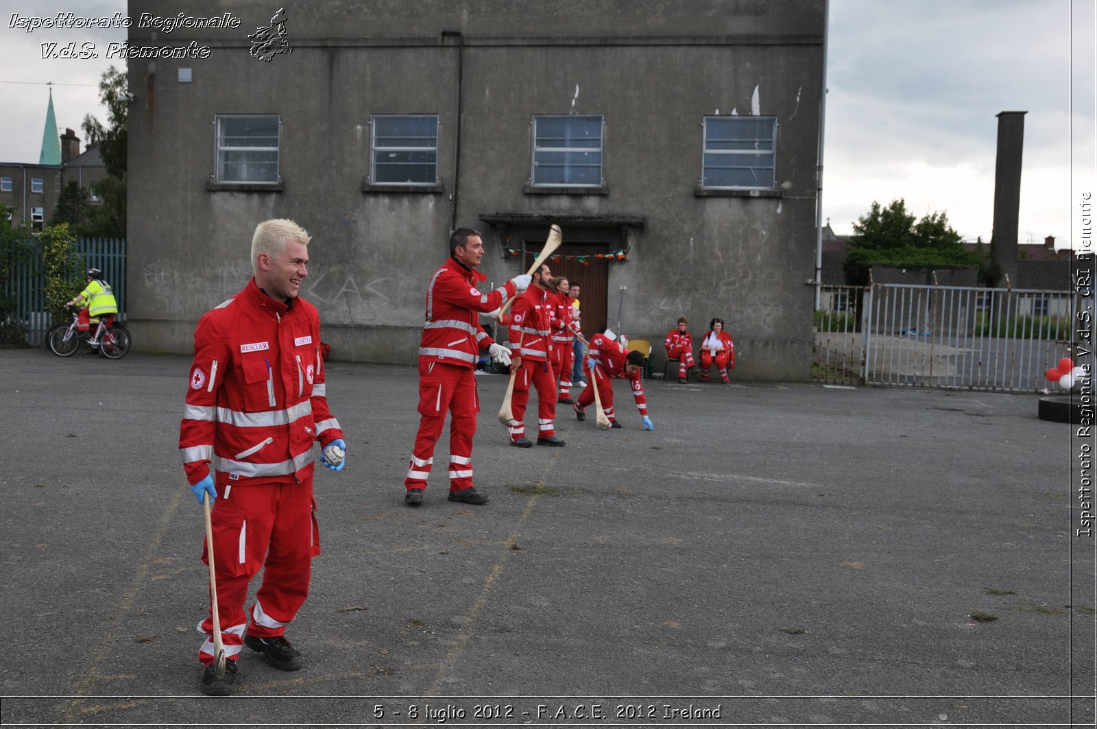 5 - 8 luglio - F.A.C.E. 2012 Ireland - Croce Rossa Italiana - Ispettorato Regionale Volontari del Soccorso del Piemonte