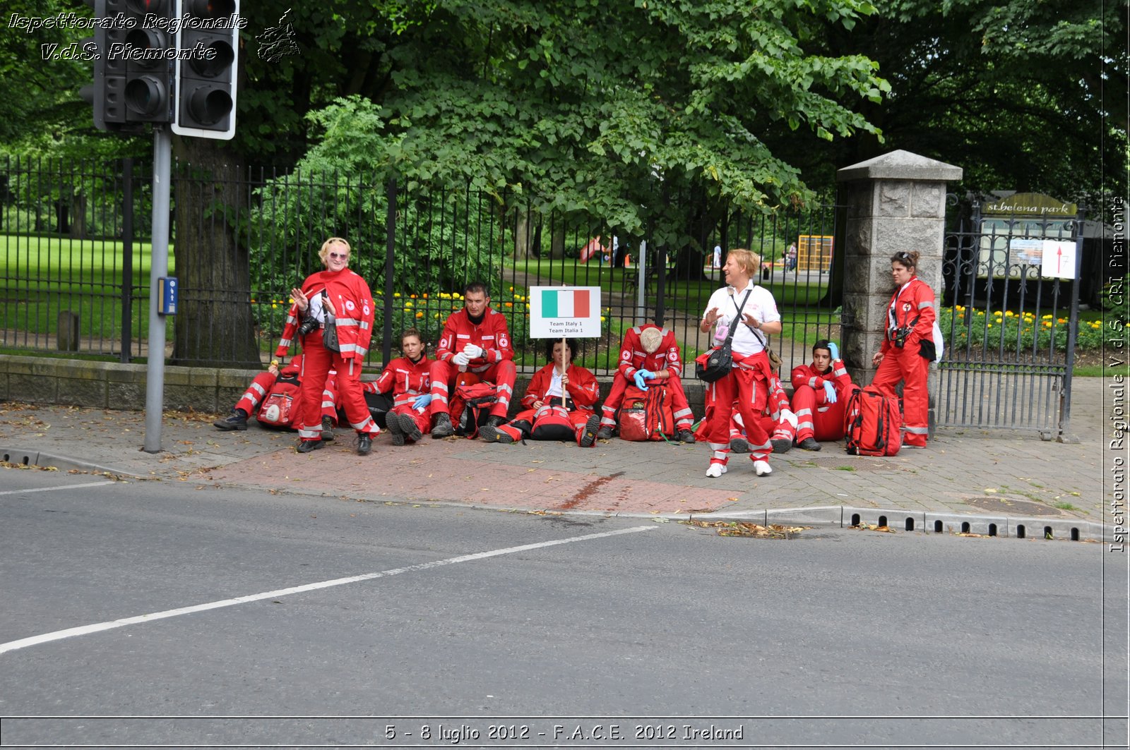 5 - 8 luglio - F.A.C.E. 2012 Ireland - Croce Rossa Italiana - Ispettorato Regionale Volontari del Soccorso del Piemonte