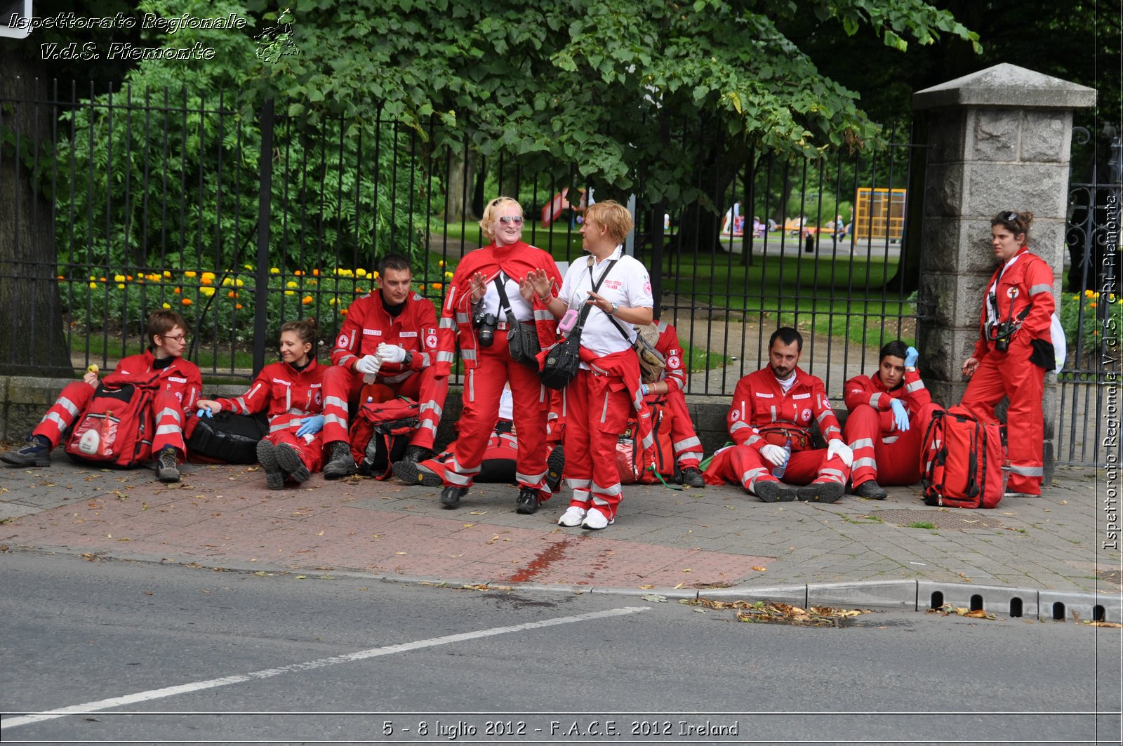 5 - 8 luglio - F.A.C.E. 2012 Ireland - Croce Rossa Italiana - Ispettorato Regionale Volontari del Soccorso del Piemonte