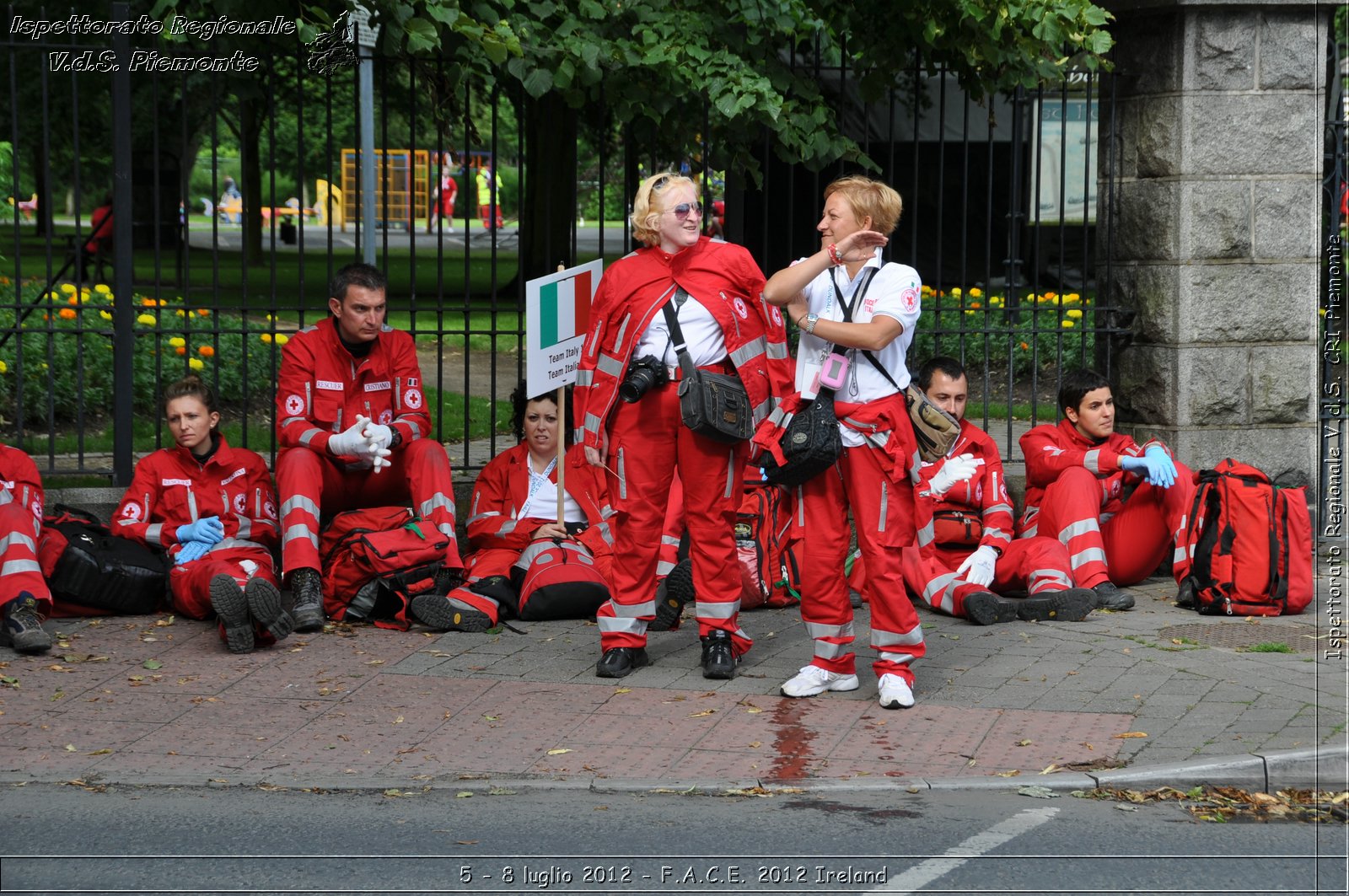 5 - 8 luglio - F.A.C.E. 2012 Ireland - Croce Rossa Italiana - Ispettorato Regionale Volontari del Soccorso del Piemonte