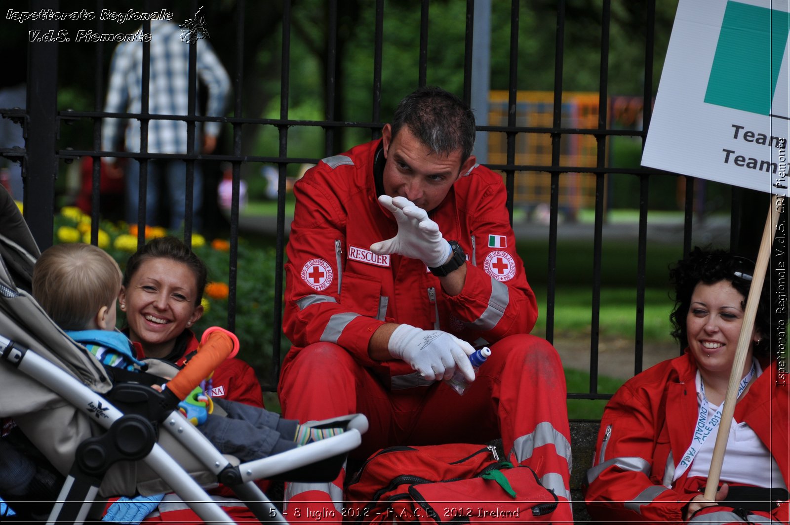 5 - 8 luglio - F.A.C.E. 2012 Ireland - Croce Rossa Italiana - Ispettorato Regionale Volontari del Soccorso del Piemonte