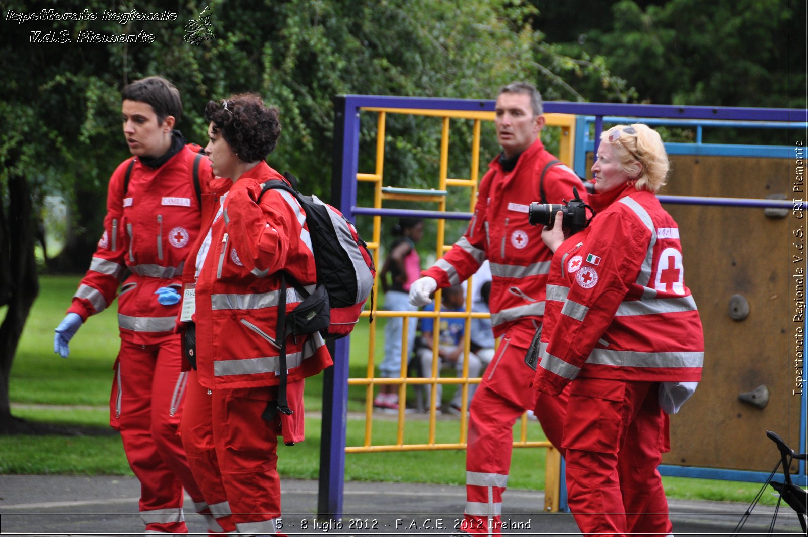 5 - 8 luglio - F.A.C.E. 2012 Ireland - Croce Rossa Italiana - Ispettorato Regionale Volontari del Soccorso del Piemonte