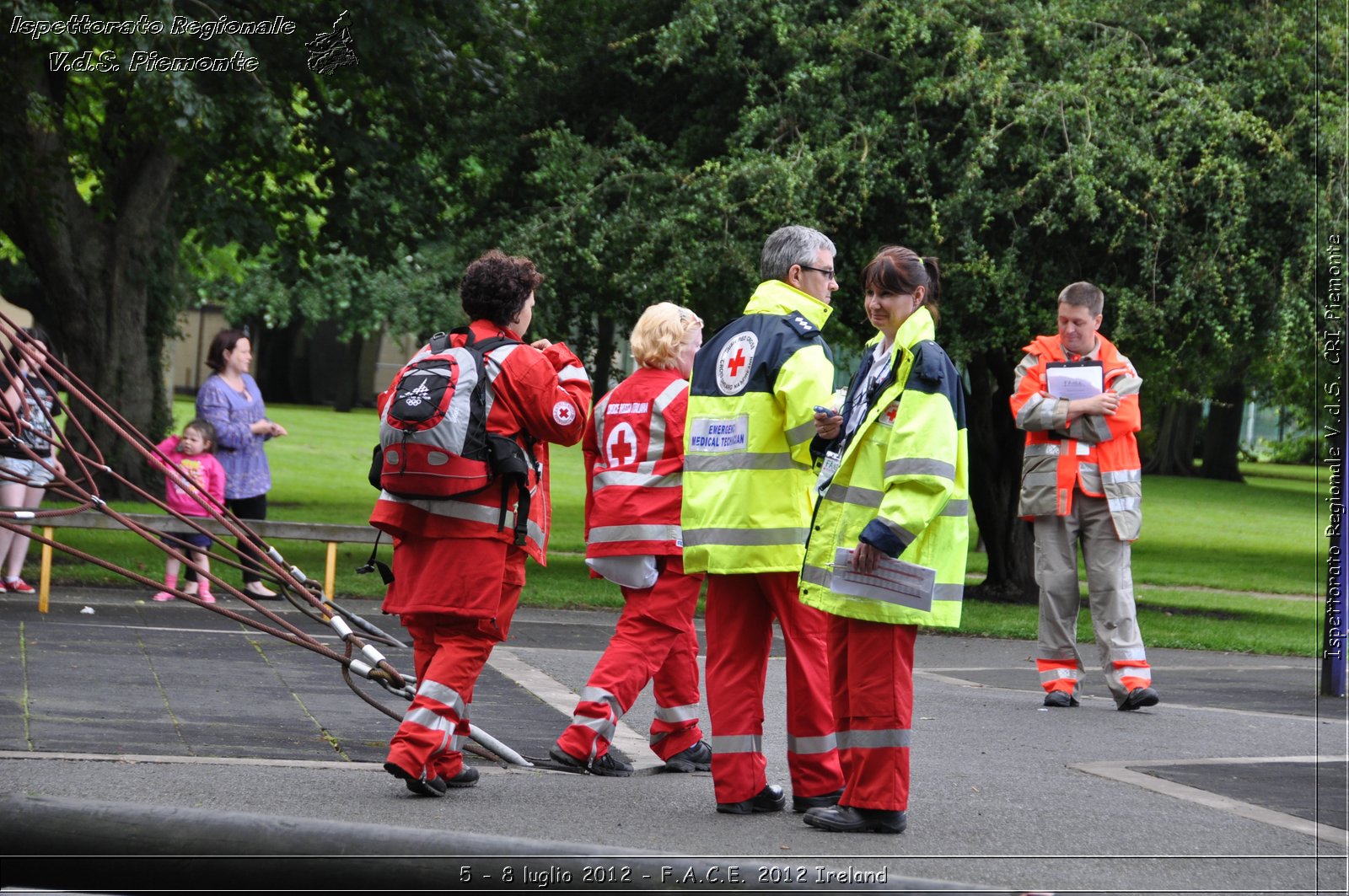 5 - 8 luglio - F.A.C.E. 2012 Ireland - Croce Rossa Italiana - Ispettorato Regionale Volontari del Soccorso del Piemonte