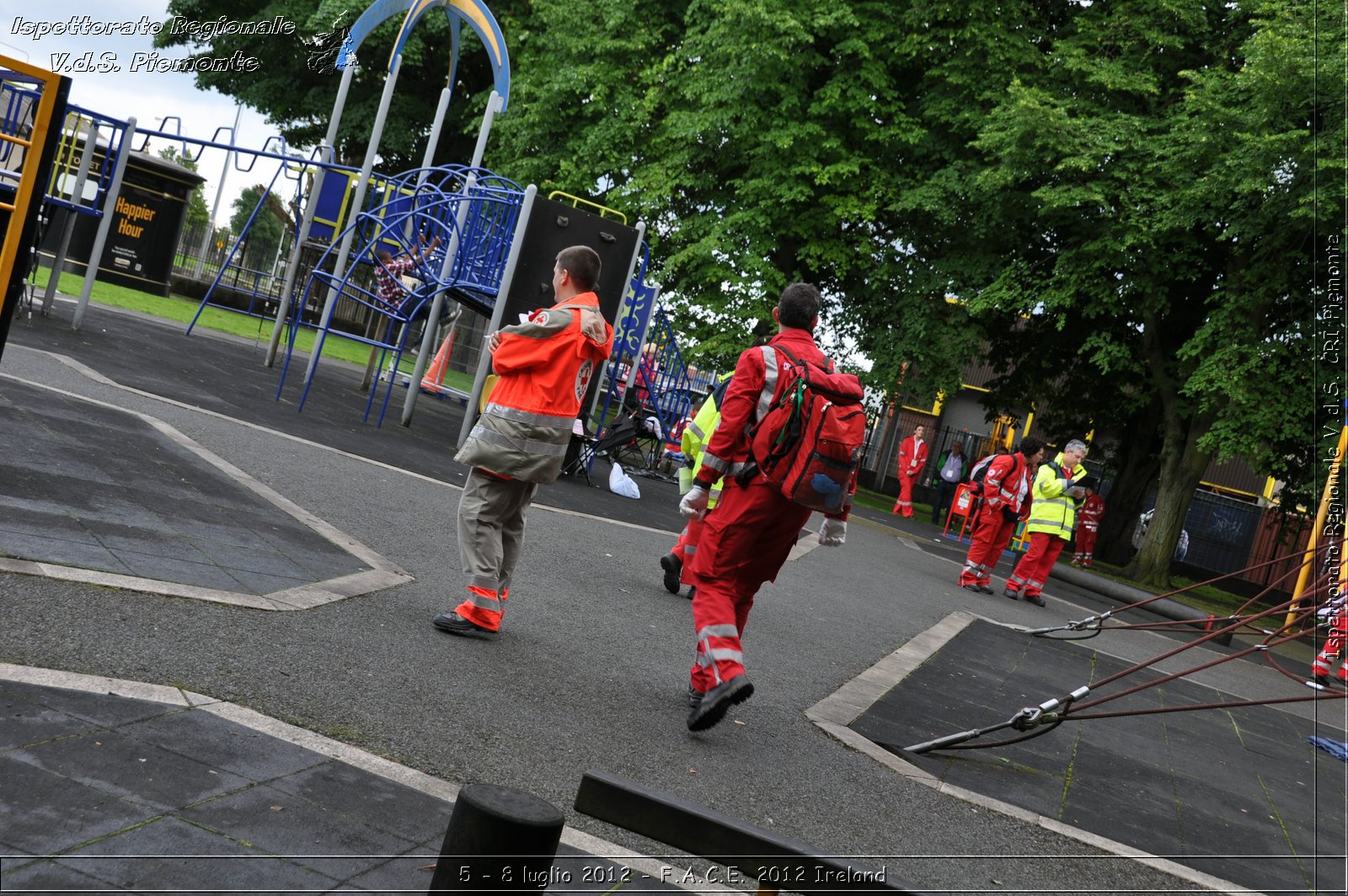 5 - 8 luglio - F.A.C.E. 2012 Ireland - Croce Rossa Italiana - Ispettorato Regionale Volontari del Soccorso del Piemonte