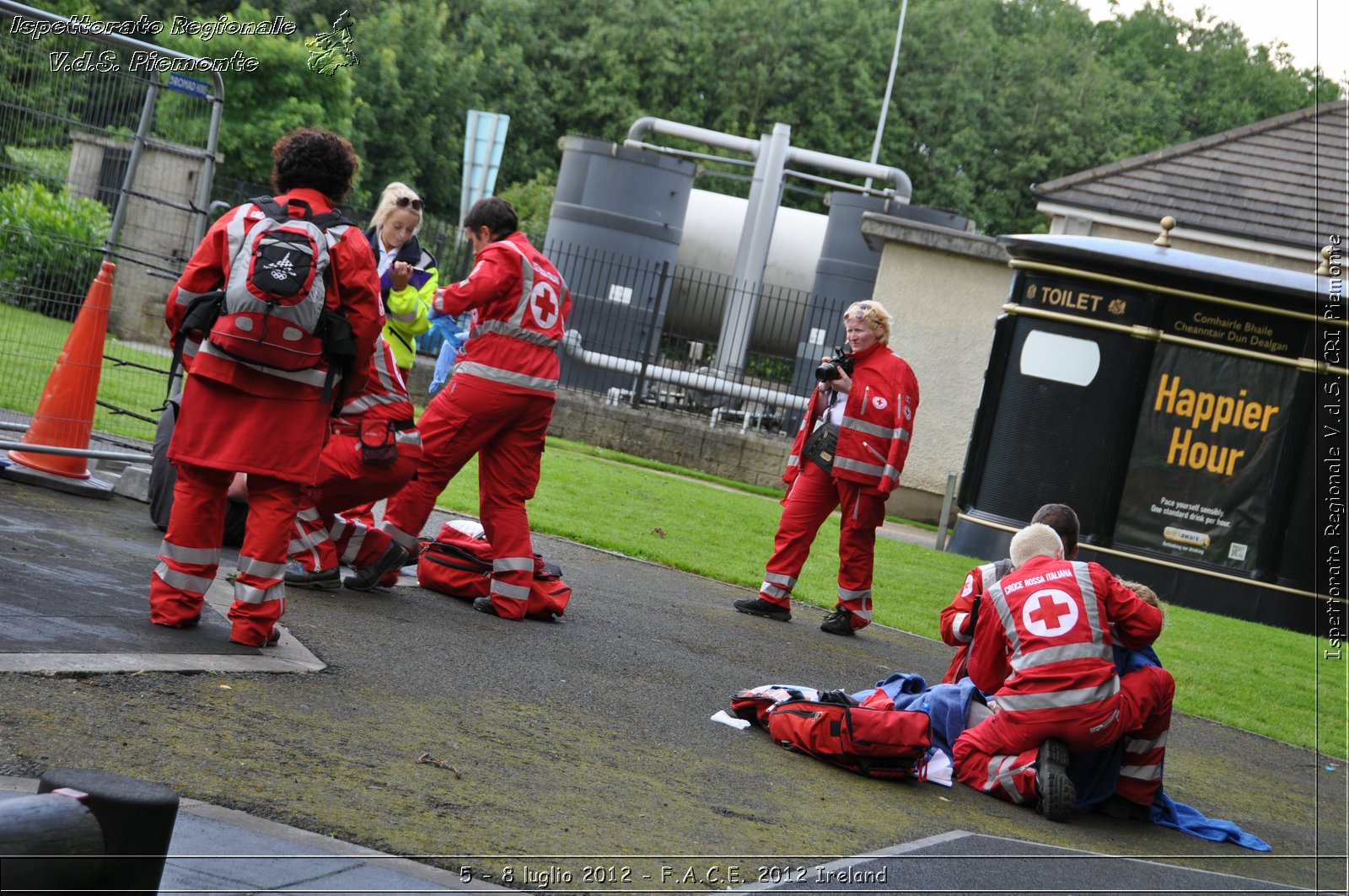 5 - 8 luglio - F.A.C.E. 2012 Ireland - Croce Rossa Italiana - Ispettorato Regionale Volontari del Soccorso del Piemonte