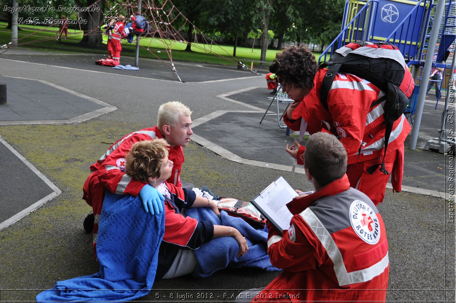 5 - 8 luglio - F.A.C.E. 2012 Ireland - Croce Rossa Italiana - Ispettorato Regionale Volontari del Soccorso del Piemonte