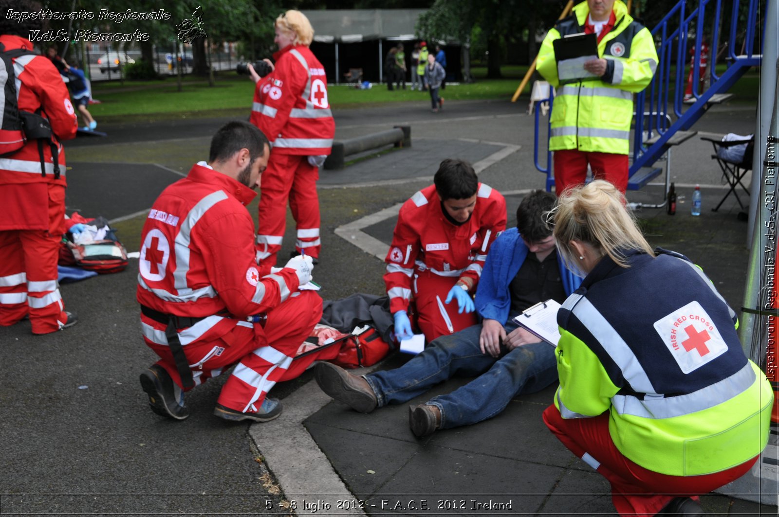 5 - 8 luglio - F.A.C.E. 2012 Ireland - Croce Rossa Italiana - Ispettorato Regionale Volontari del Soccorso del Piemonte