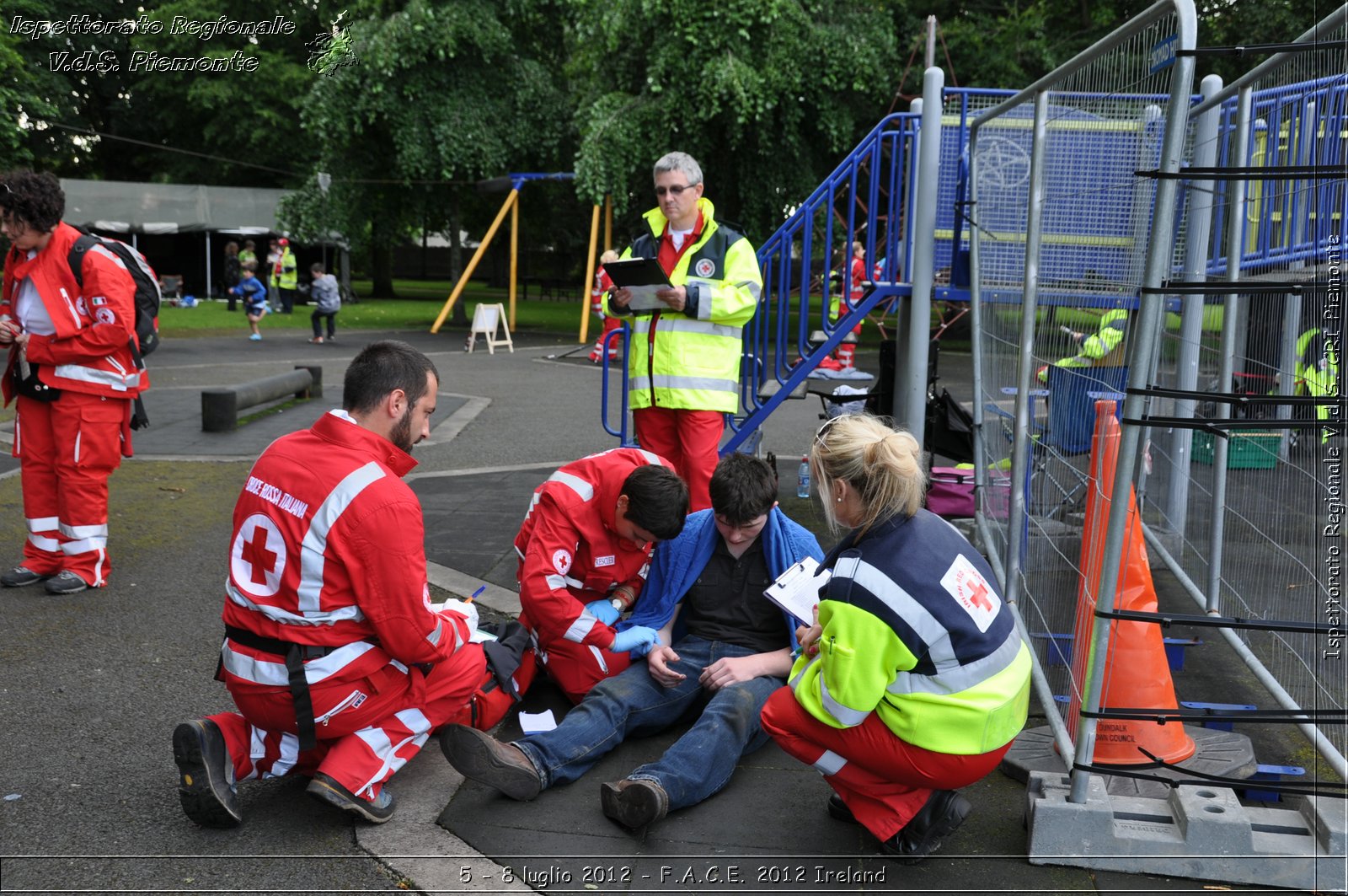 5 - 8 luglio - F.A.C.E. 2012 Ireland - Croce Rossa Italiana - Ispettorato Regionale Volontari del Soccorso del Piemonte