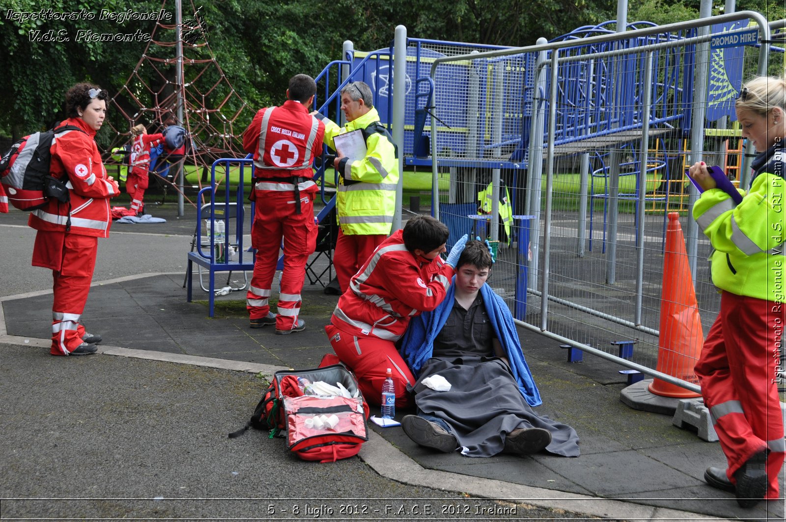 5 - 8 luglio - F.A.C.E. 2012 Ireland - Croce Rossa Italiana - Ispettorato Regionale Volontari del Soccorso del Piemonte