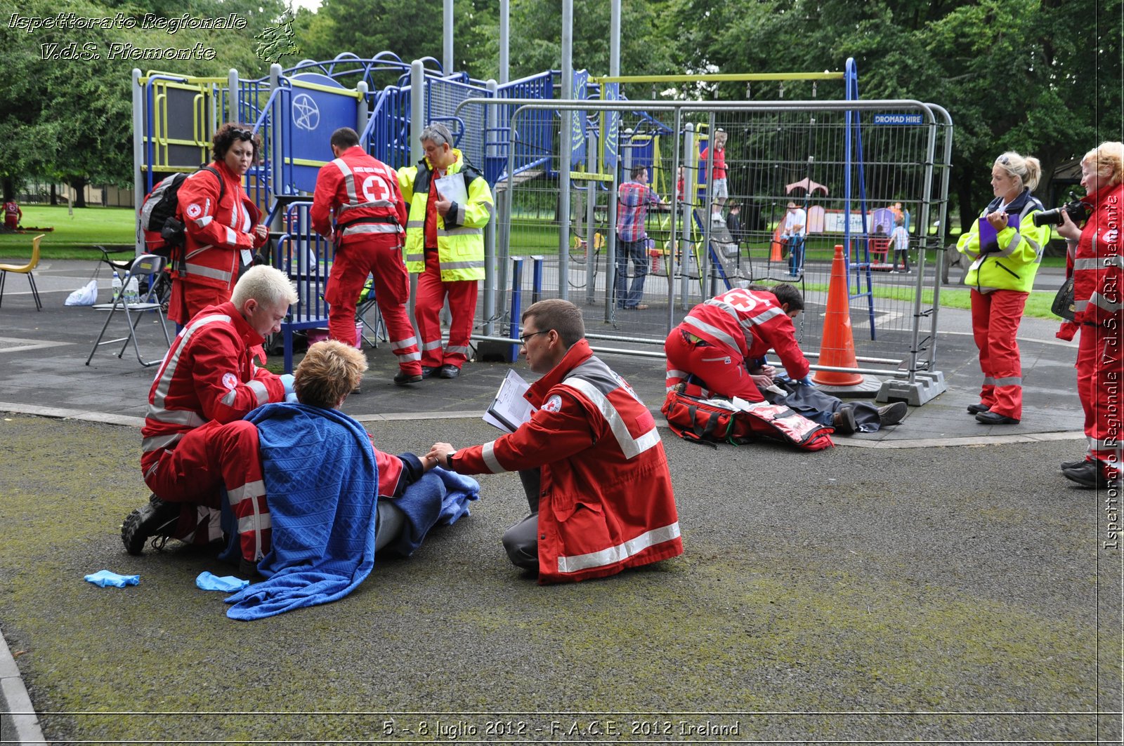 5 - 8 luglio - F.A.C.E. 2012 Ireland - Croce Rossa Italiana - Ispettorato Regionale Volontari del Soccorso del Piemonte