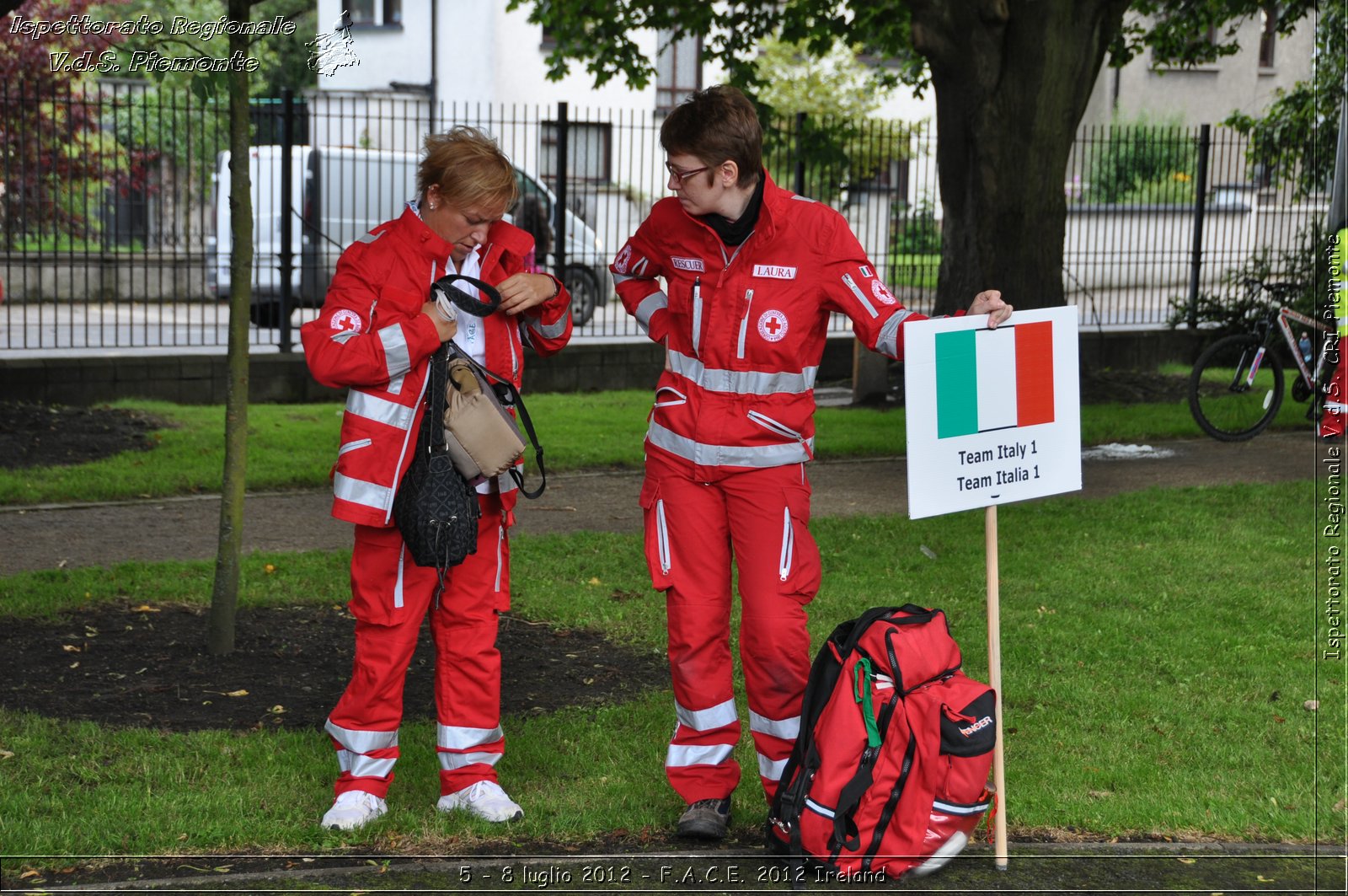 5 - 8 luglio - F.A.C.E. 2012 Ireland - Croce Rossa Italiana - Ispettorato Regionale Volontari del Soccorso del Piemonte