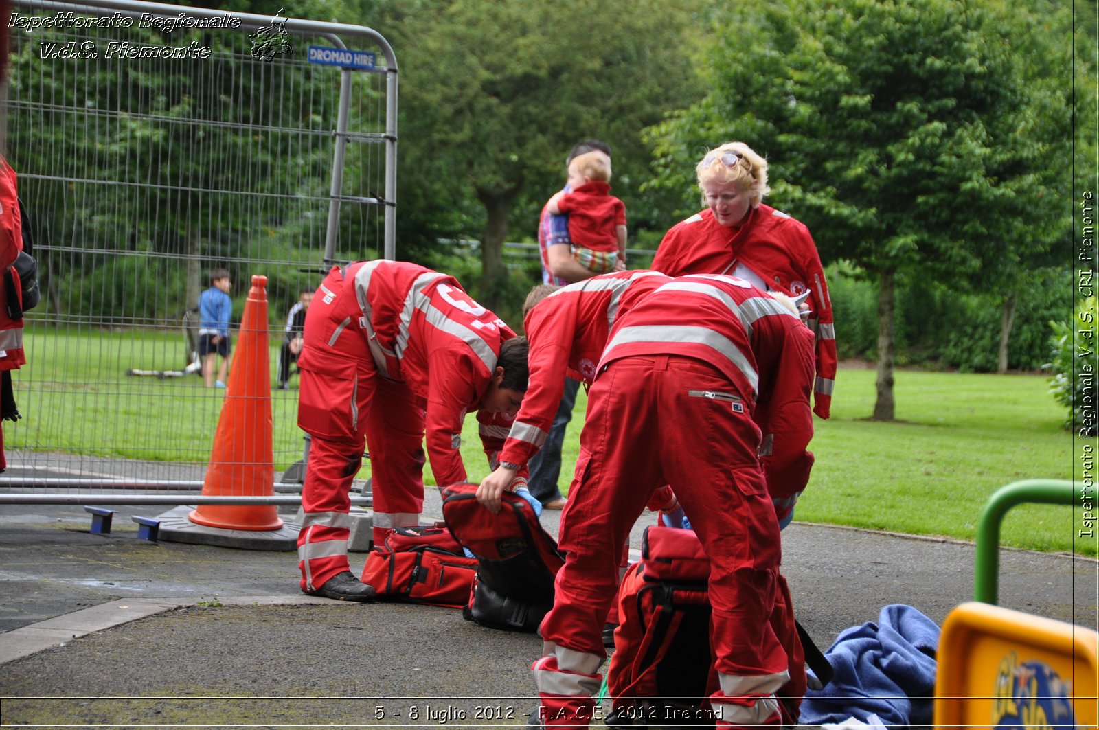 5 - 8 luglio - F.A.C.E. 2012 Ireland - Croce Rossa Italiana - Ispettorato Regionale Volontari del Soccorso del Piemonte