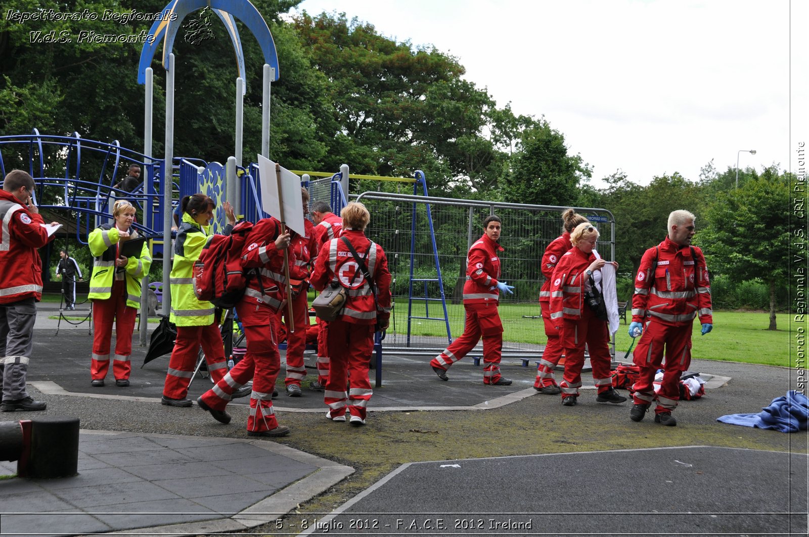 5 - 8 luglio - F.A.C.E. 2012 Ireland - Croce Rossa Italiana - Ispettorato Regionale Volontari del Soccorso del Piemonte