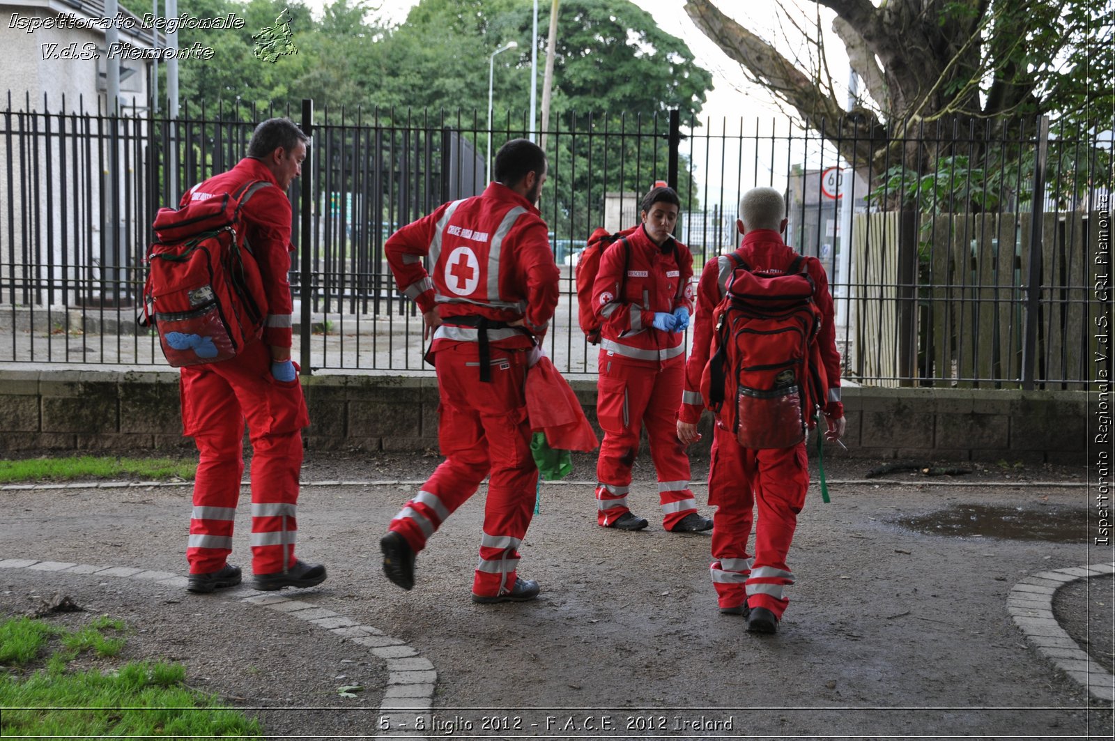 5 - 8 luglio - F.A.C.E. 2012 Ireland - Croce Rossa Italiana - Ispettorato Regionale Volontari del Soccorso del Piemonte