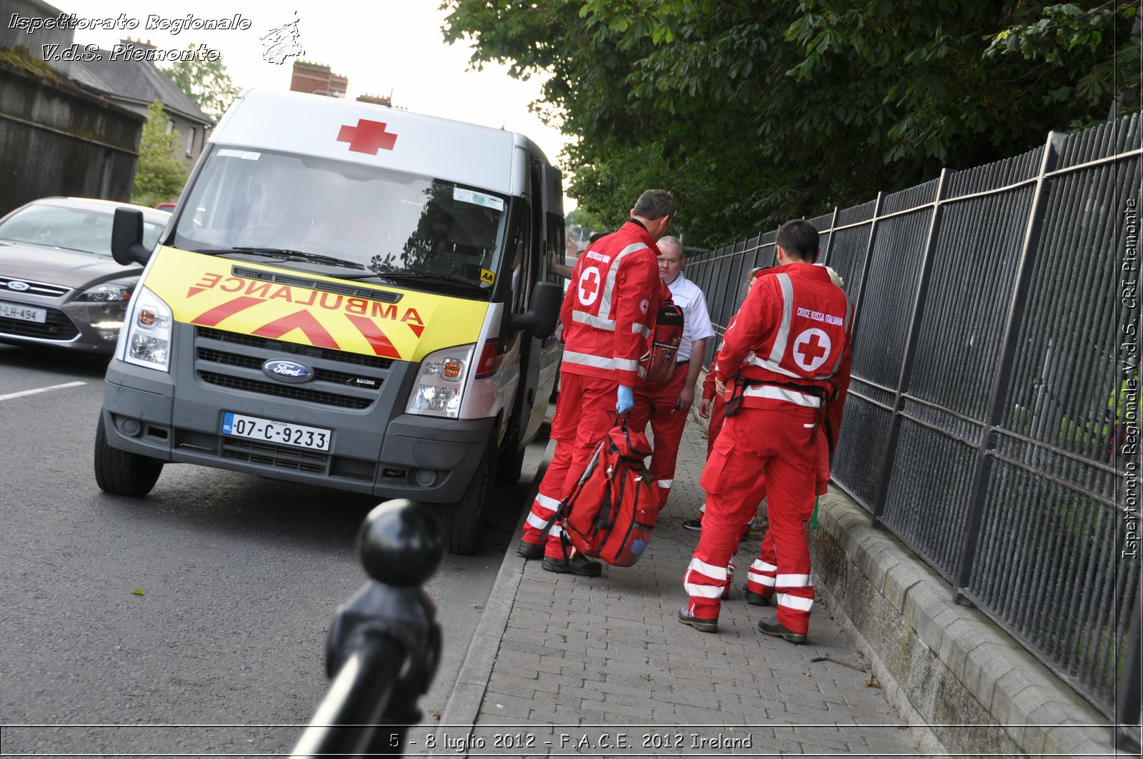 5 - 8 luglio - F.A.C.E. 2012 Ireland - Croce Rossa Italiana - Ispettorato Regionale Volontari del Soccorso del Piemonte