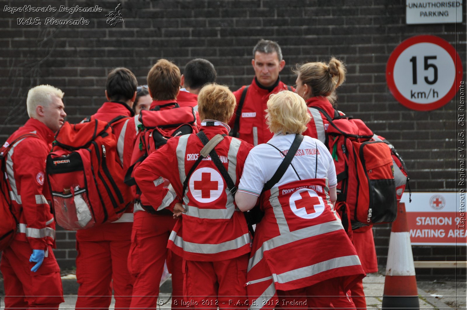 5 - 8 luglio - F.A.C.E. 2012 Ireland - Croce Rossa Italiana - Ispettorato Regionale Volontari del Soccorso del Piemonte