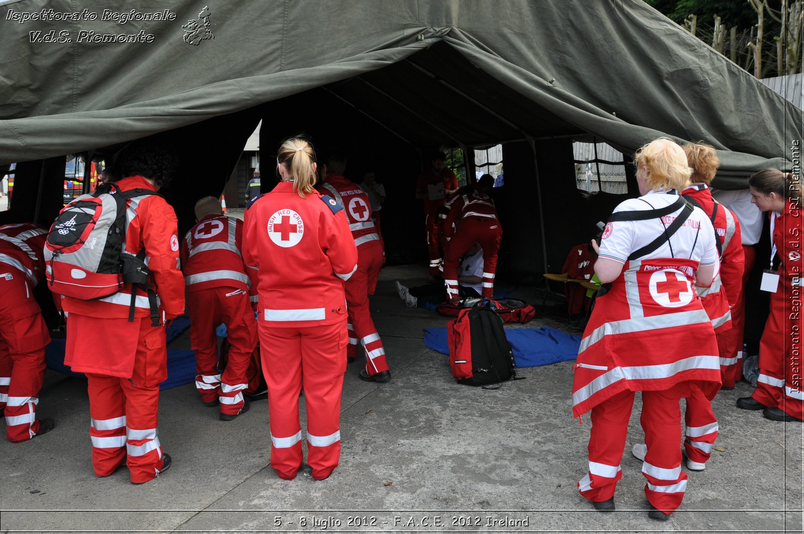 5 - 8 luglio - F.A.C.E. 2012 Ireland - Croce Rossa Italiana - Ispettorato Regionale Volontari del Soccorso del Piemonte