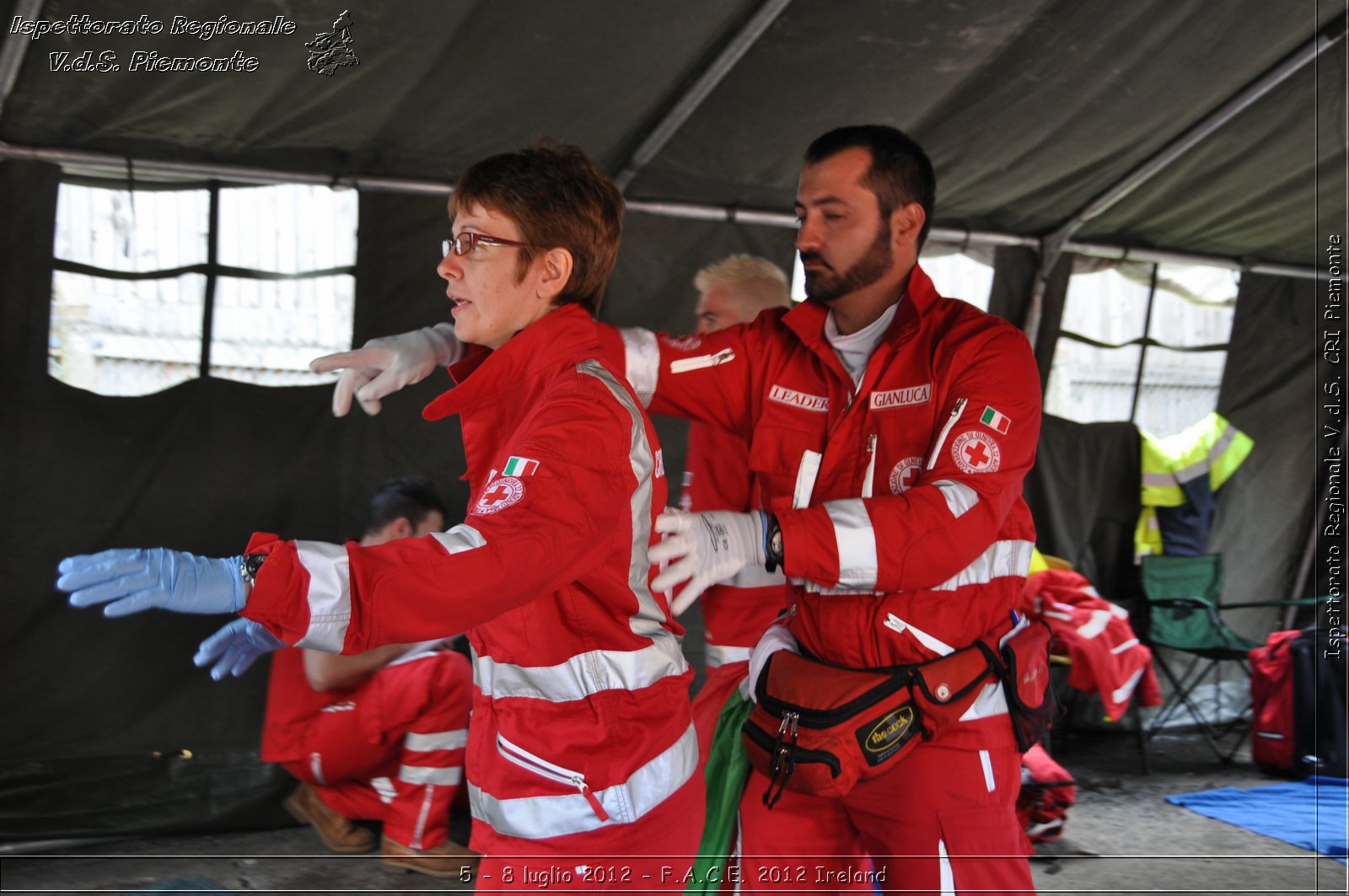 5 - 8 luglio - F.A.C.E. 2012 Ireland - Croce Rossa Italiana - Ispettorato Regionale Volontari del Soccorso del Piemonte